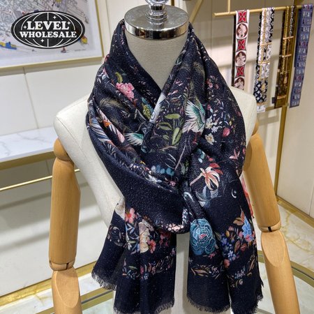 Dior Cashmere Fabric Long Scarf