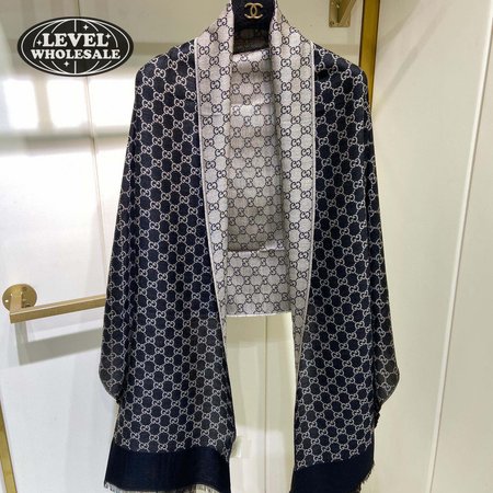 Gucci Double G Monogram Long Scarf