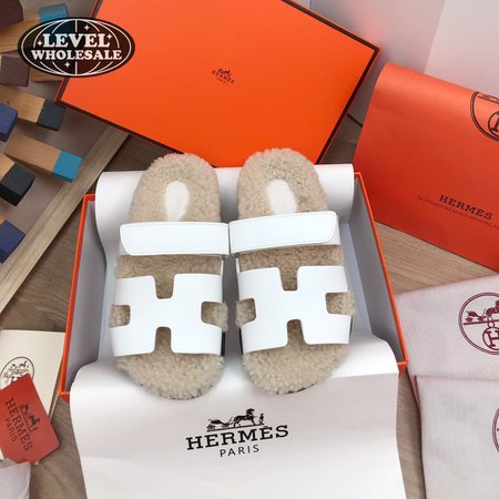 Hermes Chypre Sandal White