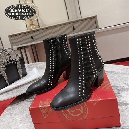 Christian Louboutin Studded Ankle Boots