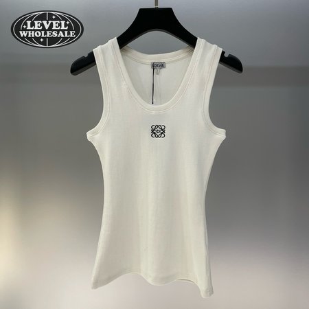 Loewe Cotton Anagram Tank Top White