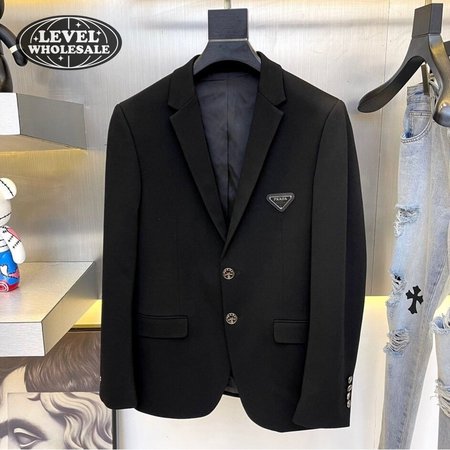 Prada Single-breasted Wool Jacket 48-56