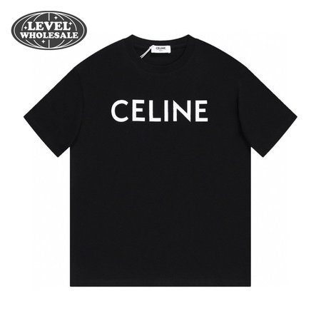 Celine Loose T-Shirt In Cotton Jersey Black / White XS-2XL