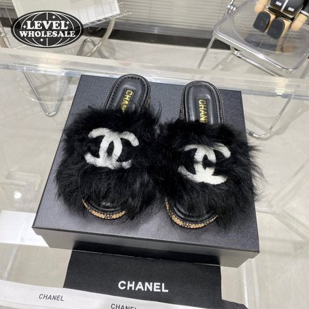 Chanel Slippers Black 35-40