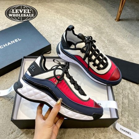 Chanel Sneakers Dark Red/Dark Blue/Ivory 35-46