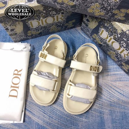 Dioract Sandal White Lambskin 35-40