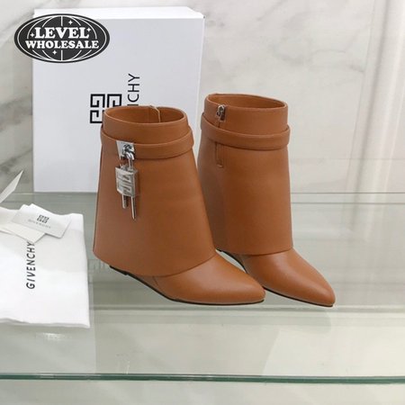 Givenchy Shark Lock Boots In Leather 35-39